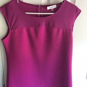 Calvin Klein, Fuchsia, Short Sleeve Top